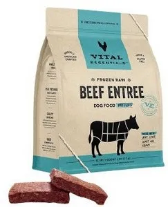 6lb Vital Essentials Frozen Beef Patties - Treat